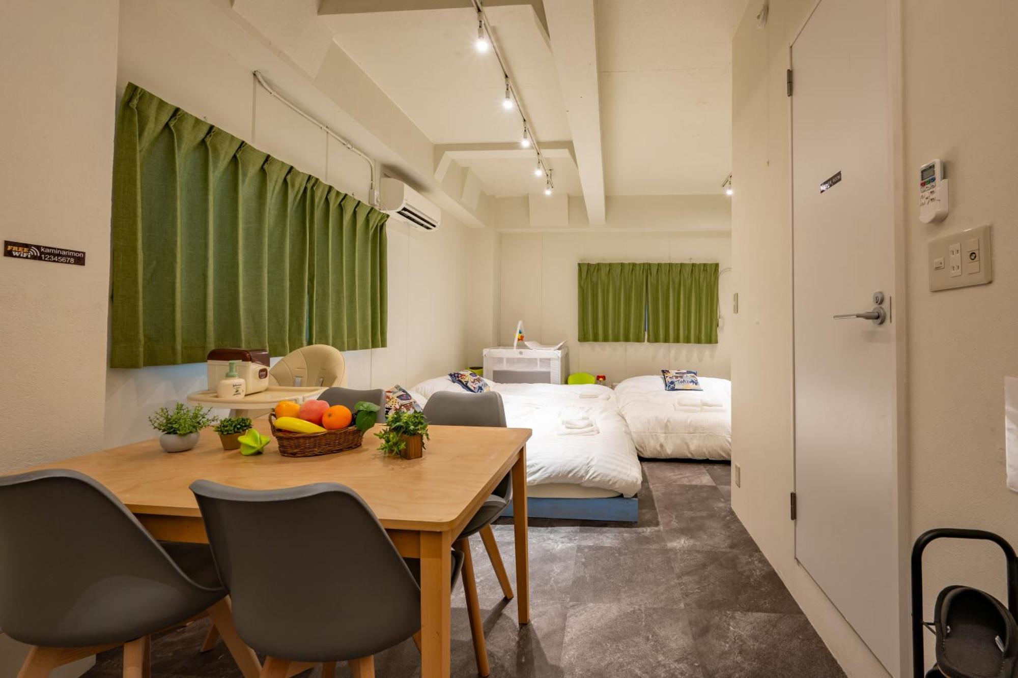 Thunder Hotel -雷門サンダーホテル- 浅草駅から徒歩5分 ベビー用品付き ファミリーも歓迎 大人8名もok!! Tokyo Luaran gambar