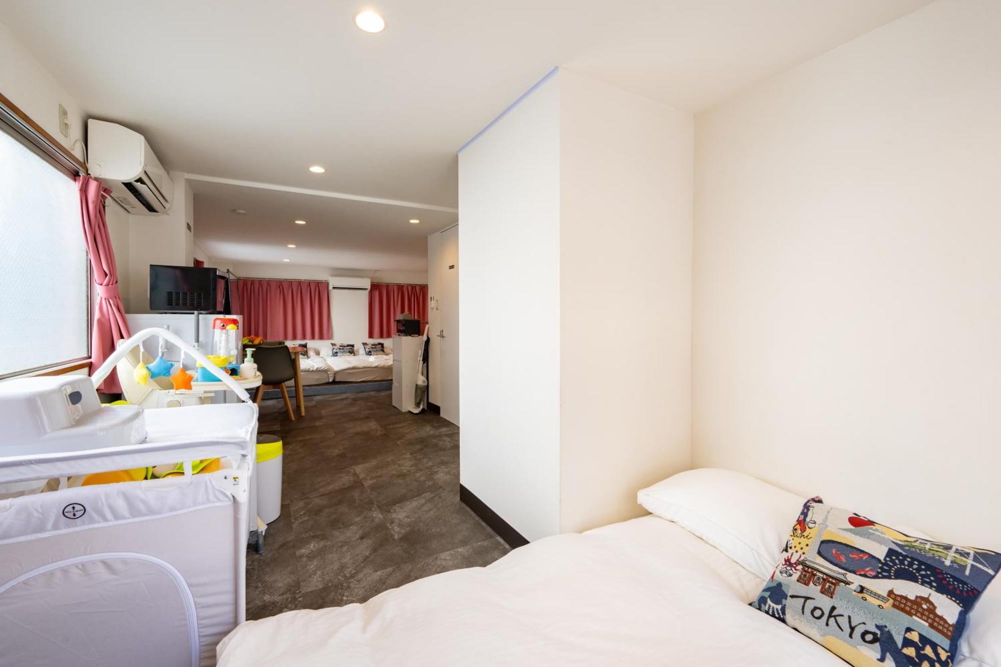 Thunder Hotel -雷門サンダーホテル- 浅草駅から徒歩5分 ベビー用品付き ファミリーも歓迎 大人8名もok!! Tokyo Luaran gambar